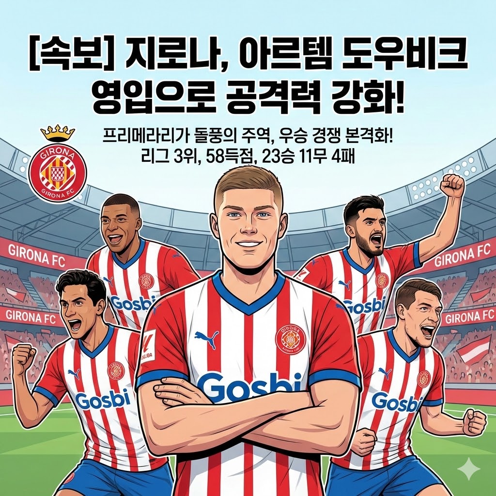 지로나, *우크라이나 폭격기* 도우비크 영입!